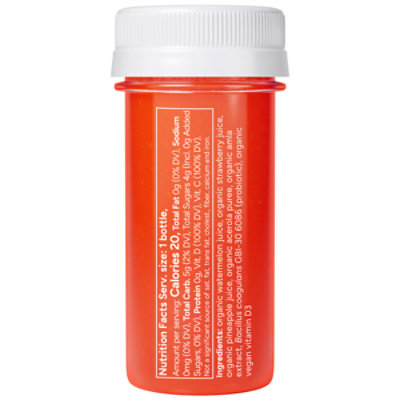 So Good So You Organic Immunity Watermelon Strawberry Probiotic Juice Shot - 1.7 Fl. Oz. - Image 3