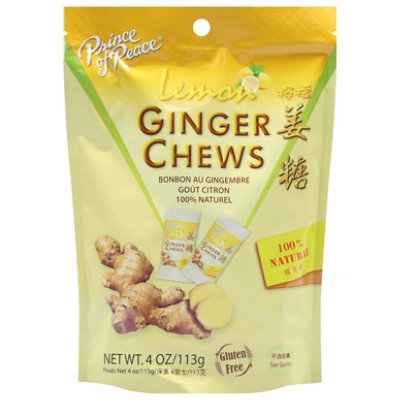Prince Of Peace Ging Chews Lemon - 4 OZ