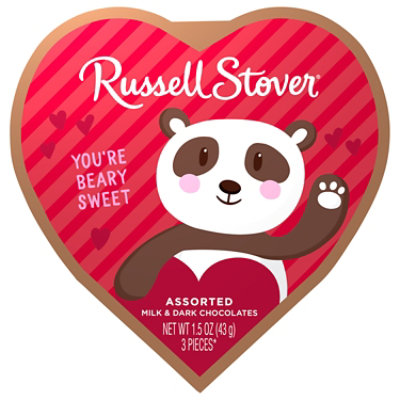 Rstvr Astd Choc Val Pal Heart - 1.5 OZ