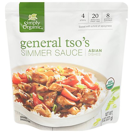 Simply Organic General Tsos Sauce Org - 8 OZ - Image 2