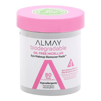 Almay Biodegradable Micellar Eye Makeup Remover Pads - 80 CT - Image 3