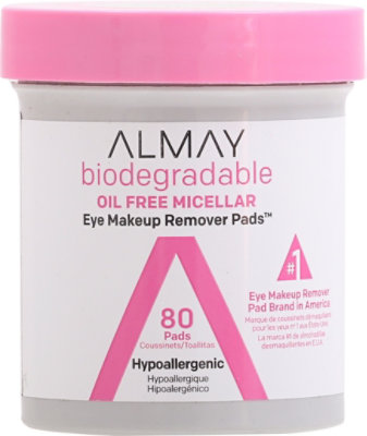 Almay Biodegradable Micellar Eye Makeup Remover Pads - 80 CT - Image 2