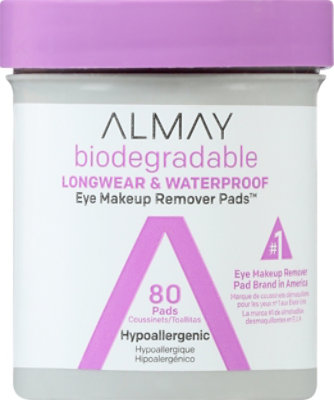 Almay Biodegradable Longwear & Waterproof Eye Makeup Remover Pads - EA - Image 2