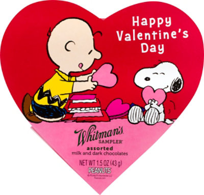 Whitmans Choc Peanuts Heart - 1.5 OZ - Image 2