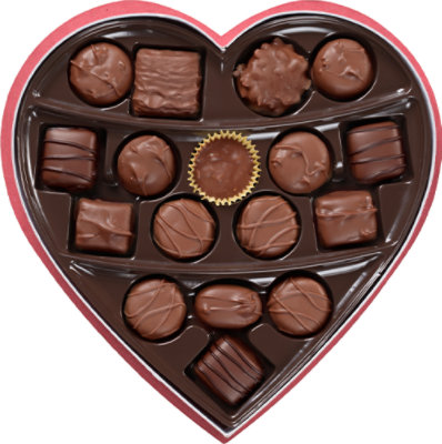 Russell Stover Valentine'S Day Decorative Heart Assorted Milk Chocolate Gift Box - 10 Oz - Image 2