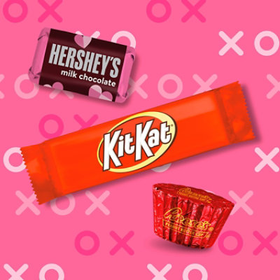 Hersheys Kit Kat And Reeses Chocolate Valentines Day Candy Gift Box - 6.4 Oz - Image 3