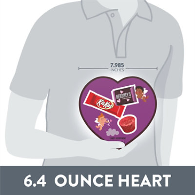 Hersheys Kit Kat And Reeses Chocolate Valentines Day Candy Gift Box - 6.4 Oz - Image 5