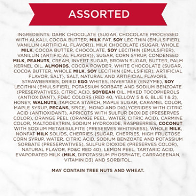 Russell Stover Valentines Day Red Foil Heart Milk & Dark Chocolate Gift Box - 5.1 Oz - Image 4