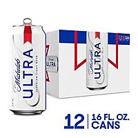 Michelob Ultra Light Beer Cans - 12-16 Fl. Oz. - Image 1