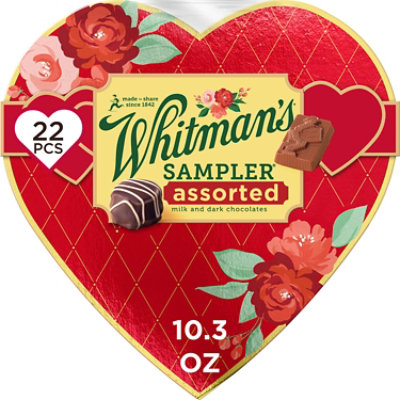 Whitmans Sampler Choc Heart - 10.3 OZ - Image 1