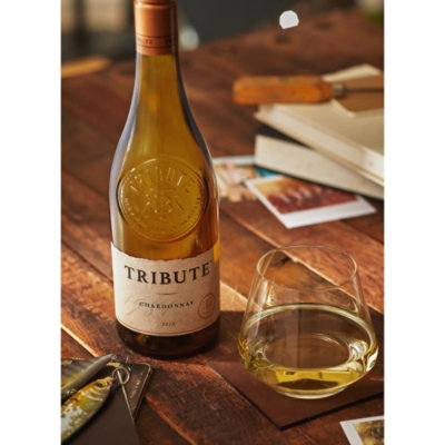 Tribute Chardonnay Wine - 750 ML - Image 3