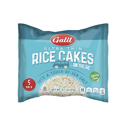 Galil Rice Cakes 2go Salted - 0.9OZ - Image 1