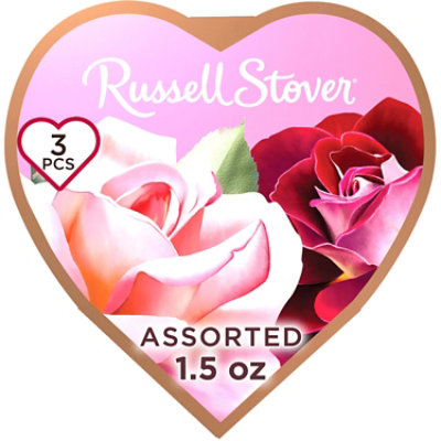 Russell Stover Valentine's Day Photo Heart Chocolate Gift Box - 1.5 Oz - Image 1