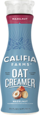 Califia Farms Hazelnut Oat Milk Coffee Creamer - 25.4 Fl. Oz. - Image 1