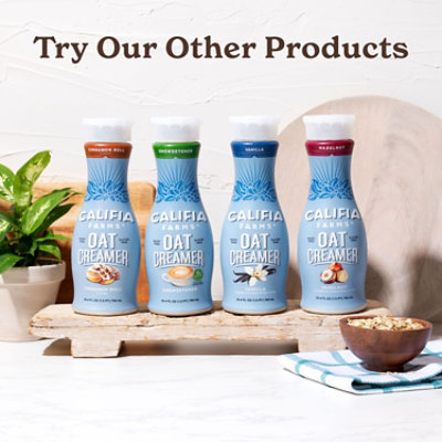 Califia Farms Hazelnut Oat Milk Coffee Creamer - 25.4 Fl. Oz. - Image 2