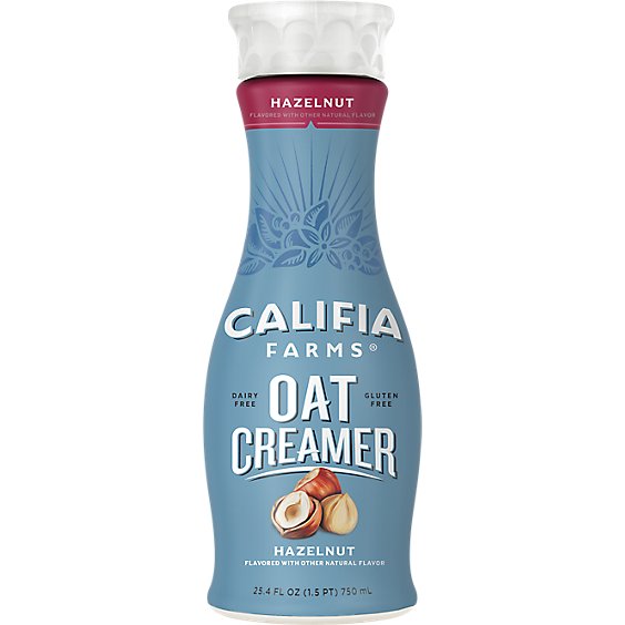 Califia Farms Hazelnut Oat Milk Coffee Creamer - 25.4 Fl. Oz.