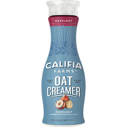 Califia Farms Hazelnut Oat Milk Coffee Creamer - 25.4 Fl. Oz. - Image 1
