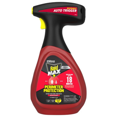 Raid Max Max Perimeter Protection Indoor Outdoor 18 Months Multi Insect Killer Spray - 30 Fl. Oz. - Image 1