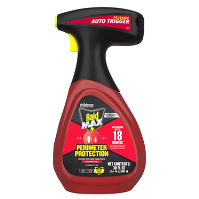 Raid Max Max Perimeter Protection Indoor Outdoor 18 Months Multi Insect Killer Spray - 30 Fl. Oz. - Image 2