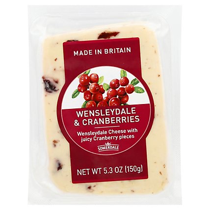 Wensleydale Cheese With Cranberries - 5.3 OZ - Image 3
