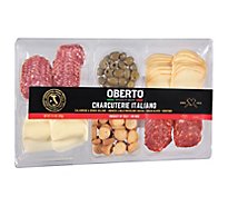 Oberto Charcuterie Platter Olives Crostinis Salame Cheese - 12.3 OZ