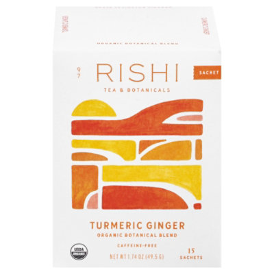 Rishi Turmeric Ginger Organic Tea - 15 CT - Image 3