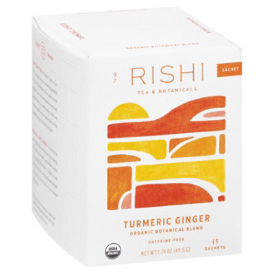 Rishi Turmeric Ginger Organic Tea - 15 CT - Image 1