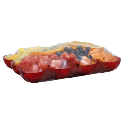 Fruit Tray Rectangular Red - Each - Image 1