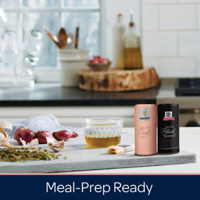 Morton Himalayan Pink Salt & Mccormick Ground Black Pepper Shakers - 5.25 OZ - Image 2