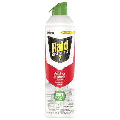Raid Essentials Ant And Roach Killer Insecticide Aerosol Spray - 10 Oz