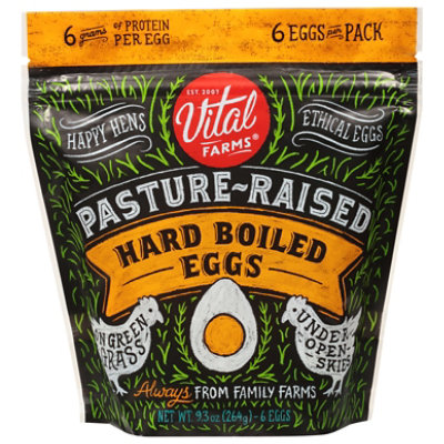 Vital Farms Pasture Rsd Hrd Boiled Eggs - 6 CT - Image 3