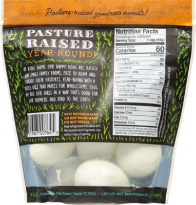 Vital Farms Pasture Rsd Hrd Boiled Eggs - 6 CT - Image 6