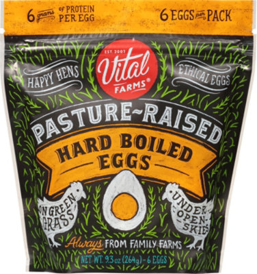 Vital Farms Pasture Rsd Hrd Boiled Eggs - 6 CT - Image 2