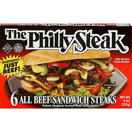Philly Sandwich Steaks - 9 OZ - Image 3