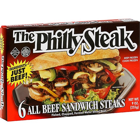 Philly Sandwich Steaks - 9 OZ