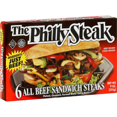 Philly Sandwich Steaks - 9 OZ - Image 1