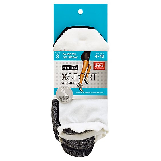 X Sport Womens Athletic Socks - 3 PR