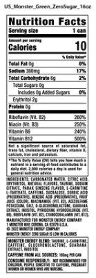 Monster Energy Zero Sugar - 12-16 Fl. Oz. - Image 3