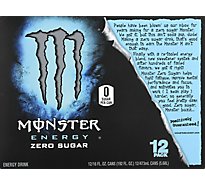 Monster Energy Zero Sugar Energy Drink - 12-16 Fl. Oz.