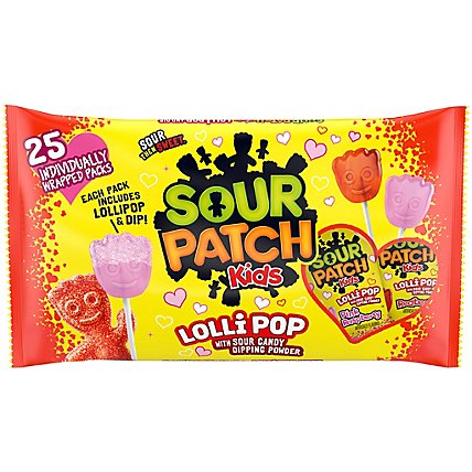 Sour Patch Kids Lollipops Laydown Bag - 13.23 Oz - Image 1