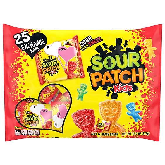 Sour Patch Kids Valentine Treat Size 25 Count - 13.23 Oz