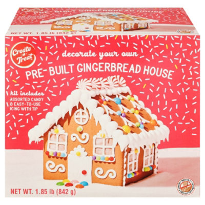 Baketivity Baking Kit Holiday Gingerbread House Kit - Bake And Build Edible  Gingerbread House - Create A Treat Gingerbread House Kit : Target