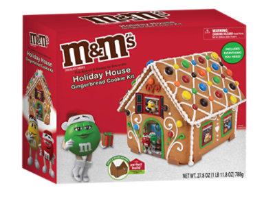 M&ms Gingerbread Holiday House Kit - 27.8 OZ