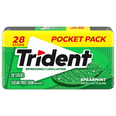 Trident Gum Spearmint - 28 CT - Image 1