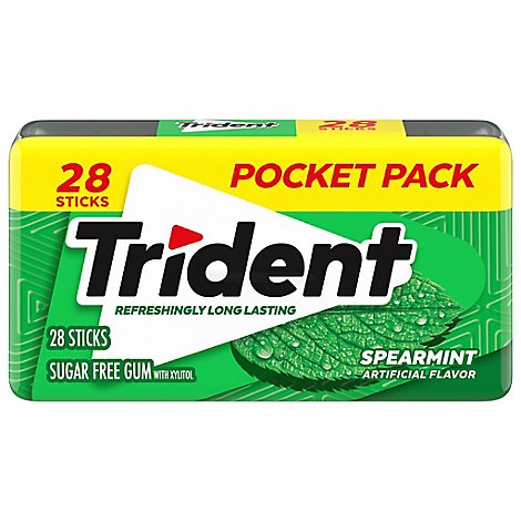 Trident Gum Spearmint - 28 CT