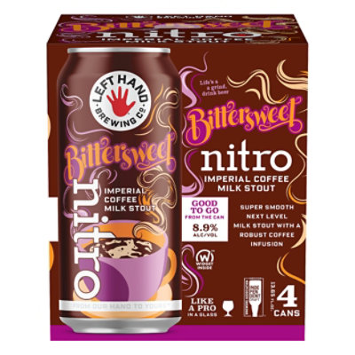 Left Hand Brewing White Russian Nitro Brew - 4-13.65FZ - Image 3