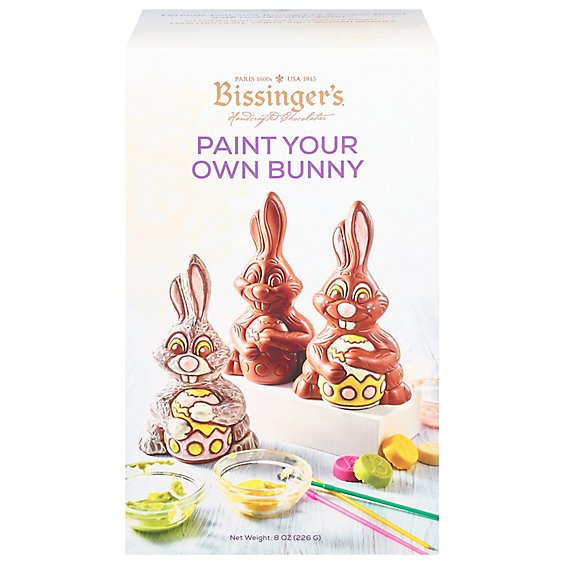 Bissinger Milk Choc Decorate Your Own Bunny Kit - 8.5OZ