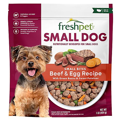Freshpet Dog Food Sm Beef Roastd Meal - 1 LB
