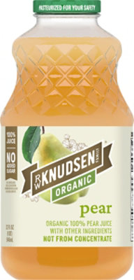 R.W. Knudsen Family Organic Pear Juice - 32 Fl. Oz. - Image 2