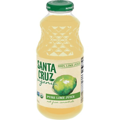 Santa Cruz Organic 100% Pure Lime Juice - 16 Fl. Oz. - Image 2